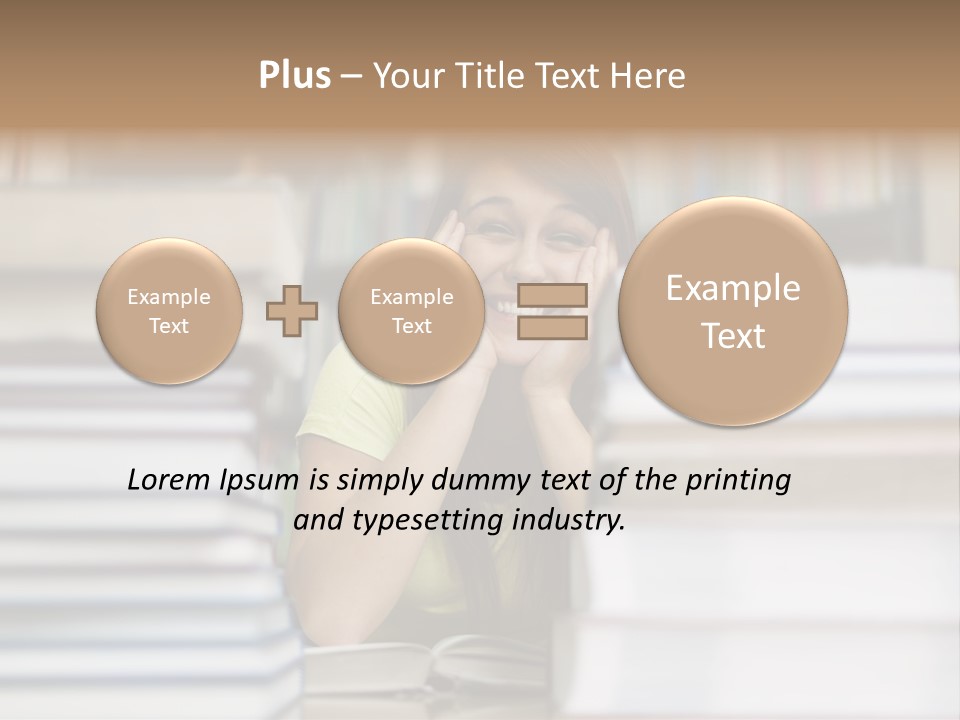 Student Book Young  PowerPoint Template