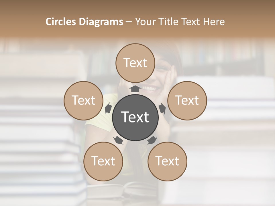 Student Book Young  PowerPoint Template