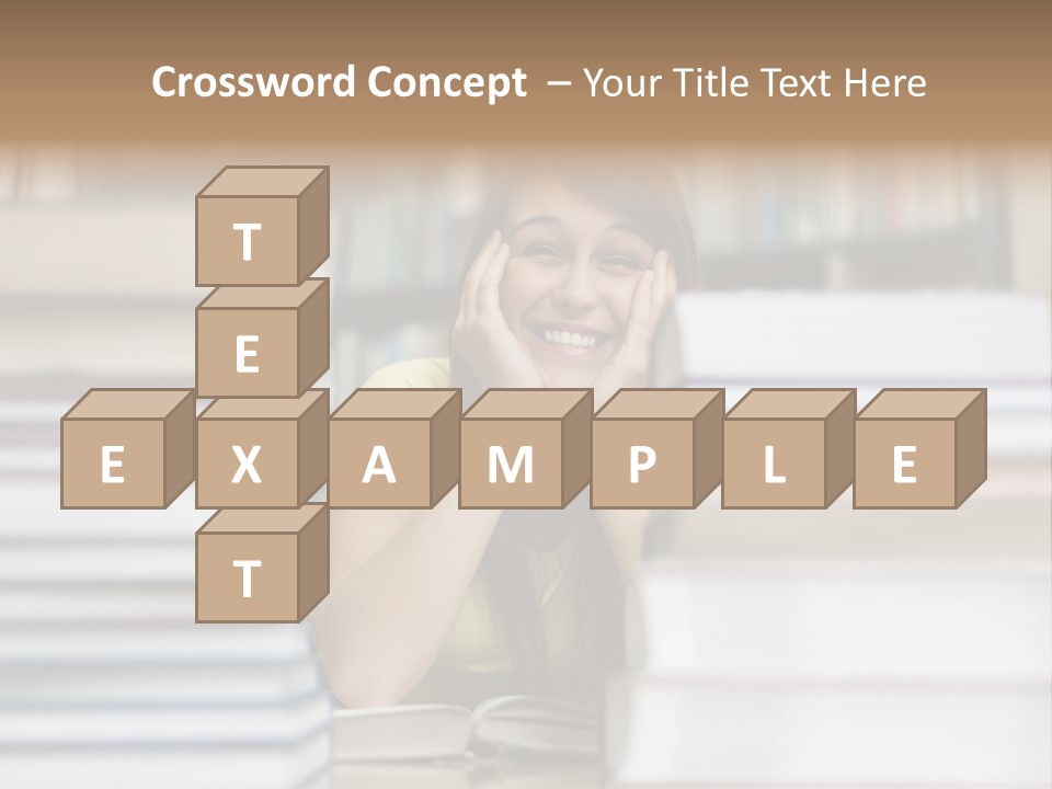 Student Book Young  PowerPoint Template