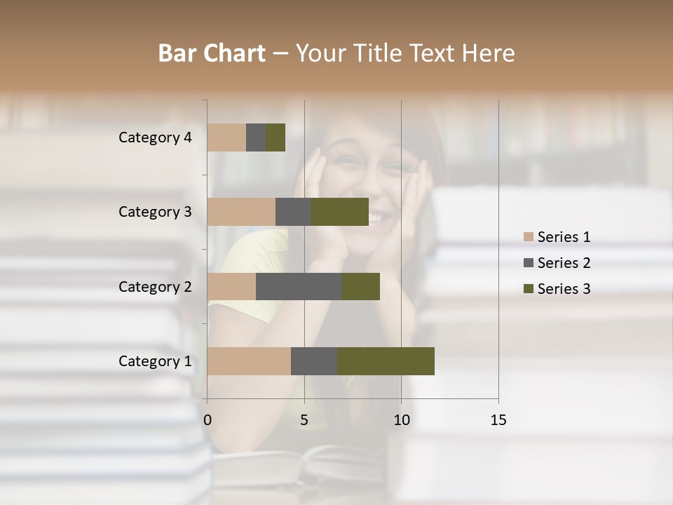 Student Book Young  PowerPoint Template