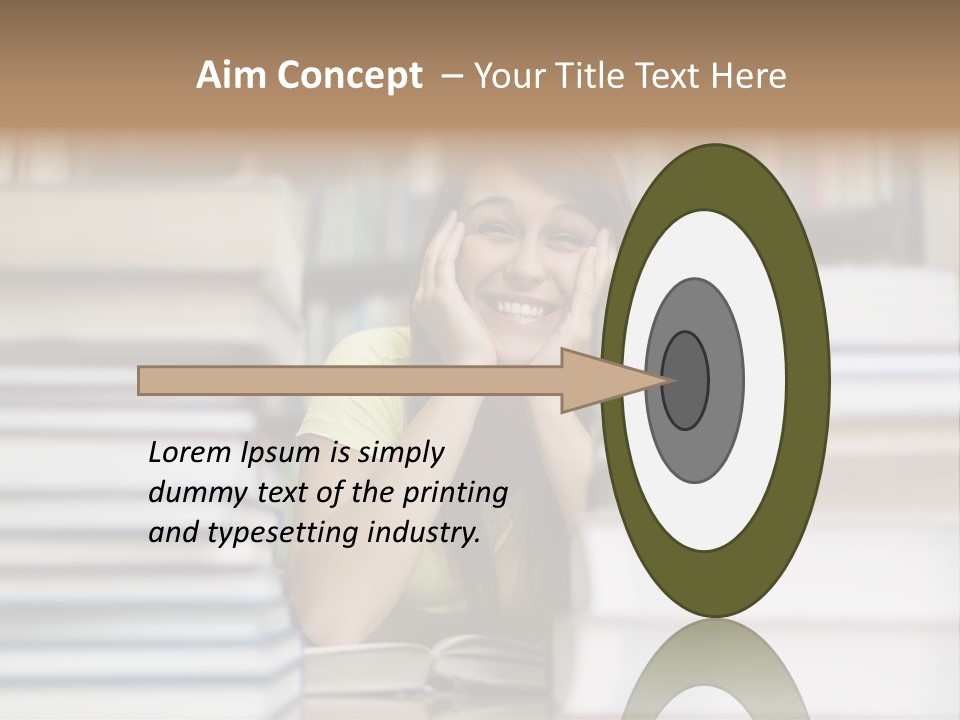 Student Book Young  PowerPoint Template