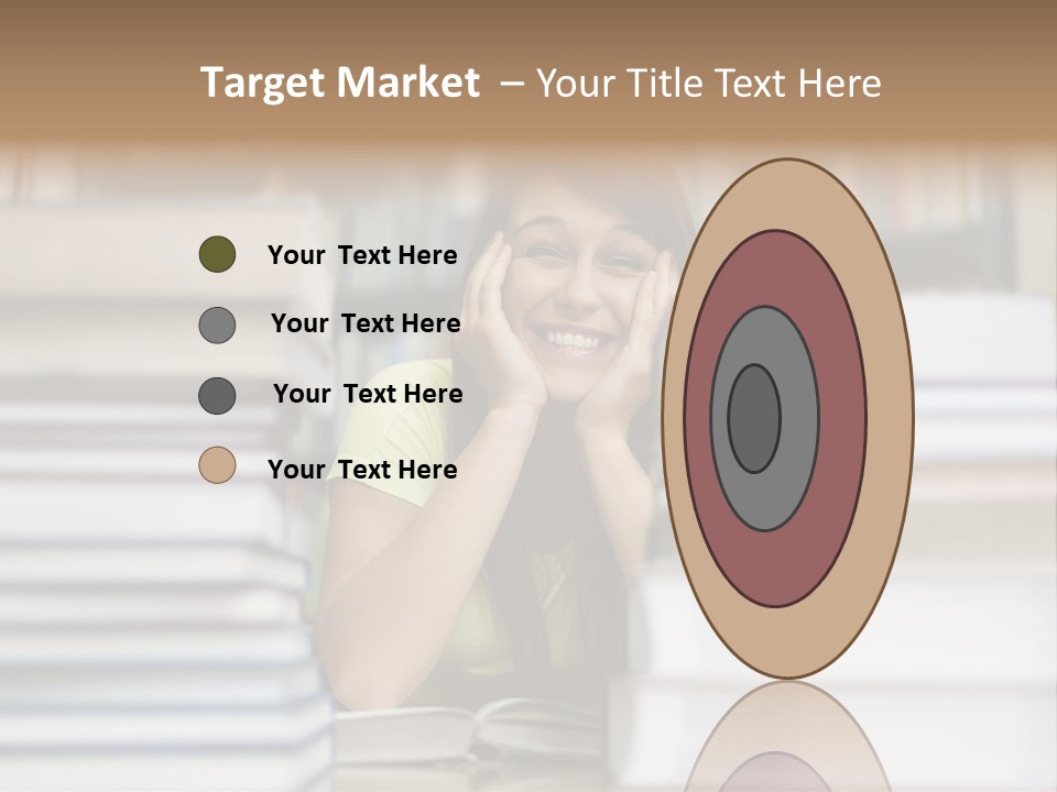 Student Book Young  PowerPoint Template