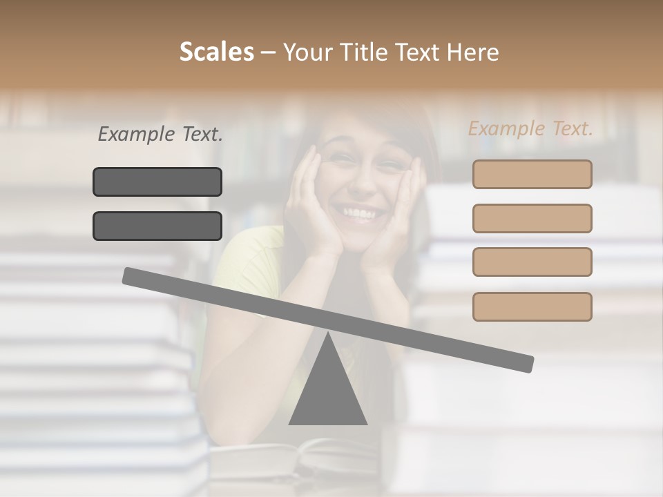 Student Book Young  PowerPoint Template
