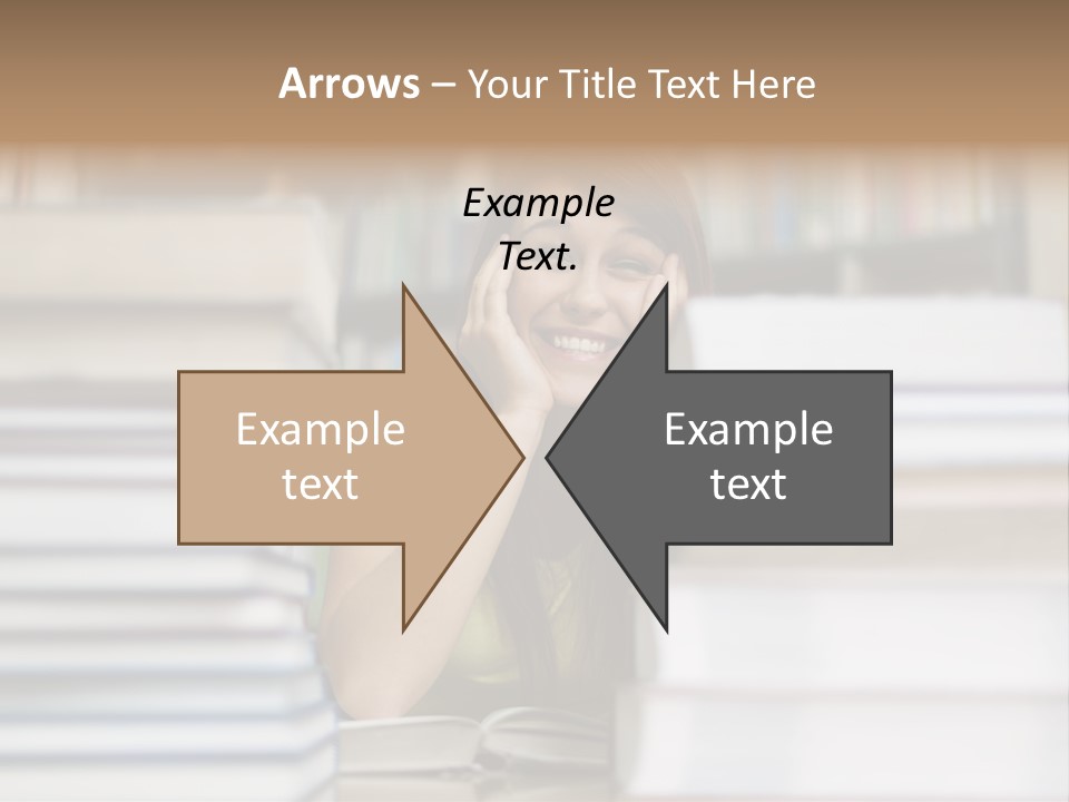 Student Book Young  PowerPoint Template