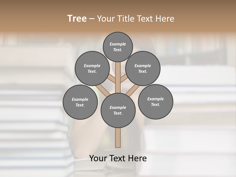 Student Book Young  PowerPoint Template
