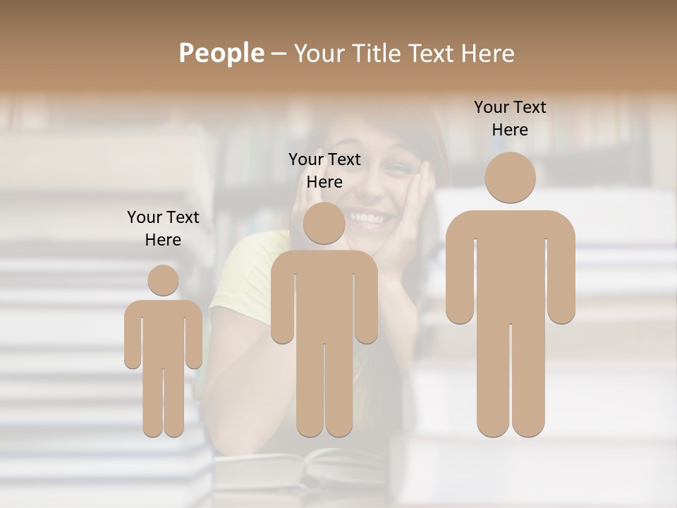 Student Book Young  PowerPoint Template