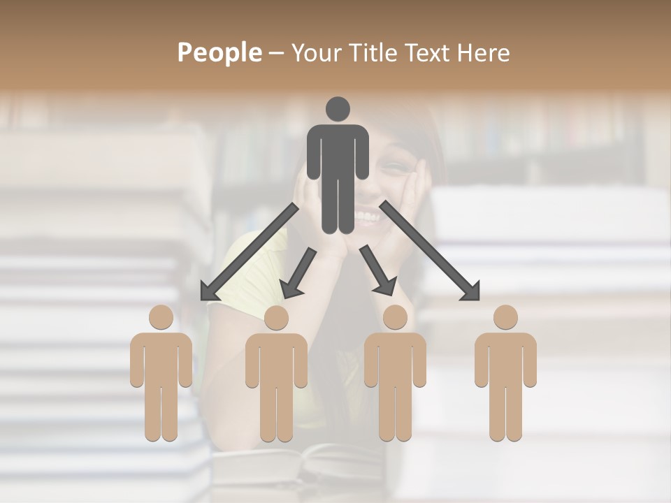 Student Book Young  PowerPoint Template