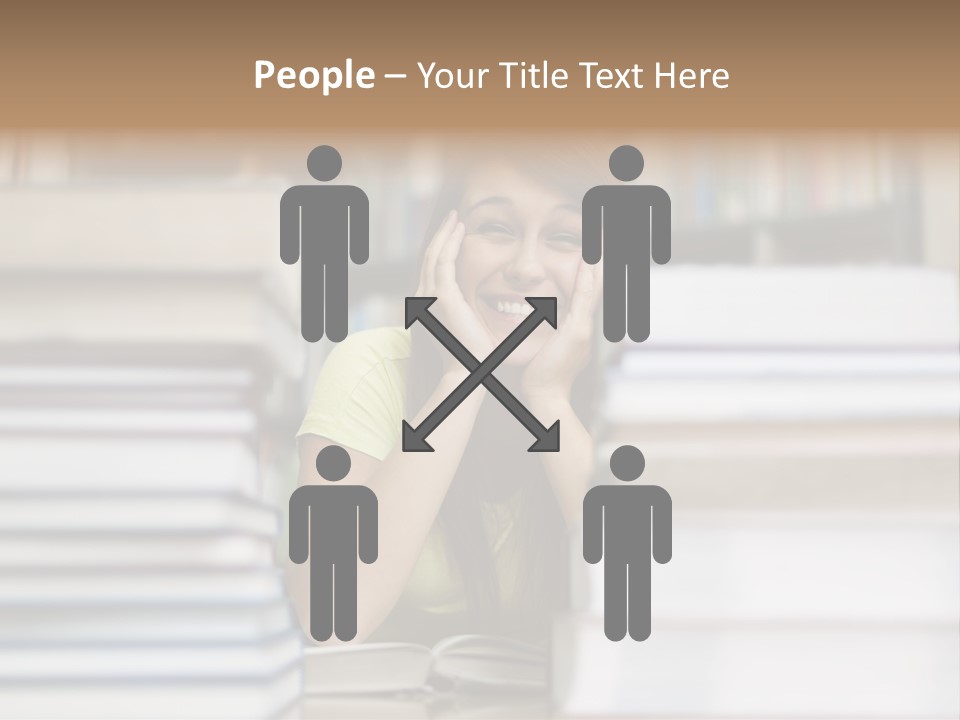 Student Book Young  PowerPoint Template