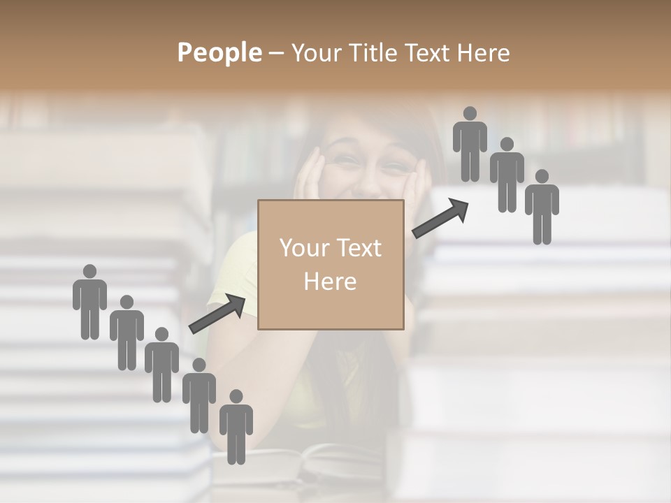 Student Book Young  PowerPoint Template