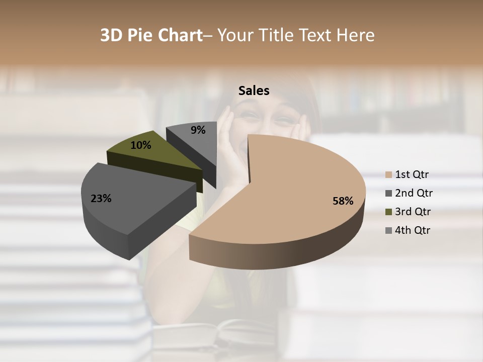 Student Book Young  PowerPoint Template