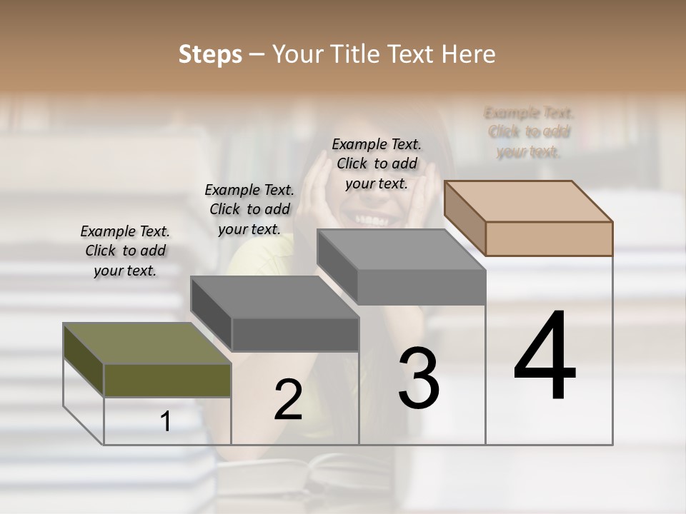 Student Book Young  PowerPoint Template