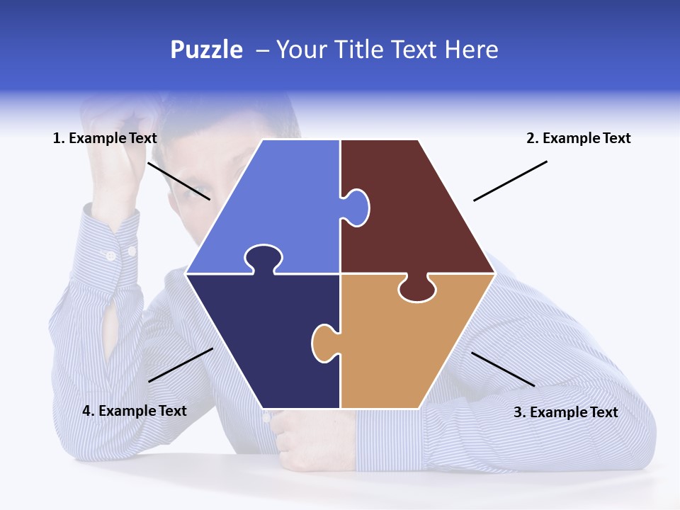 Individuality Closeup Indoors PowerPoint Template