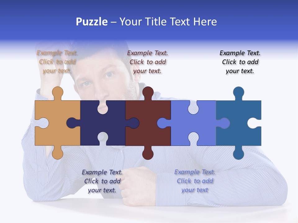 Individuality Closeup Indoors PowerPoint Template