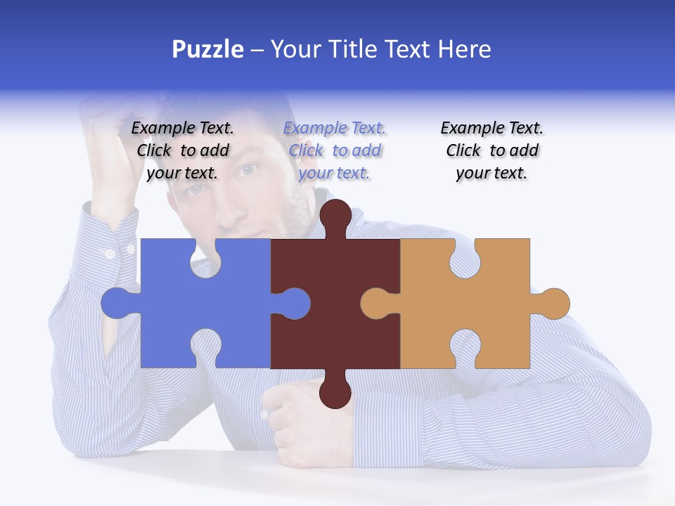 Individuality Closeup Indoors PowerPoint Template