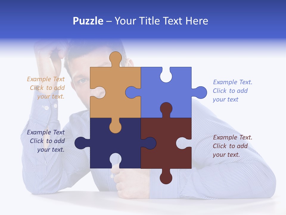 Individuality Closeup Indoors PowerPoint Template