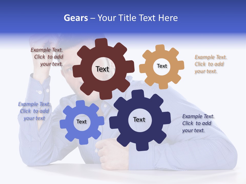 Individuality Closeup Indoors PowerPoint Template