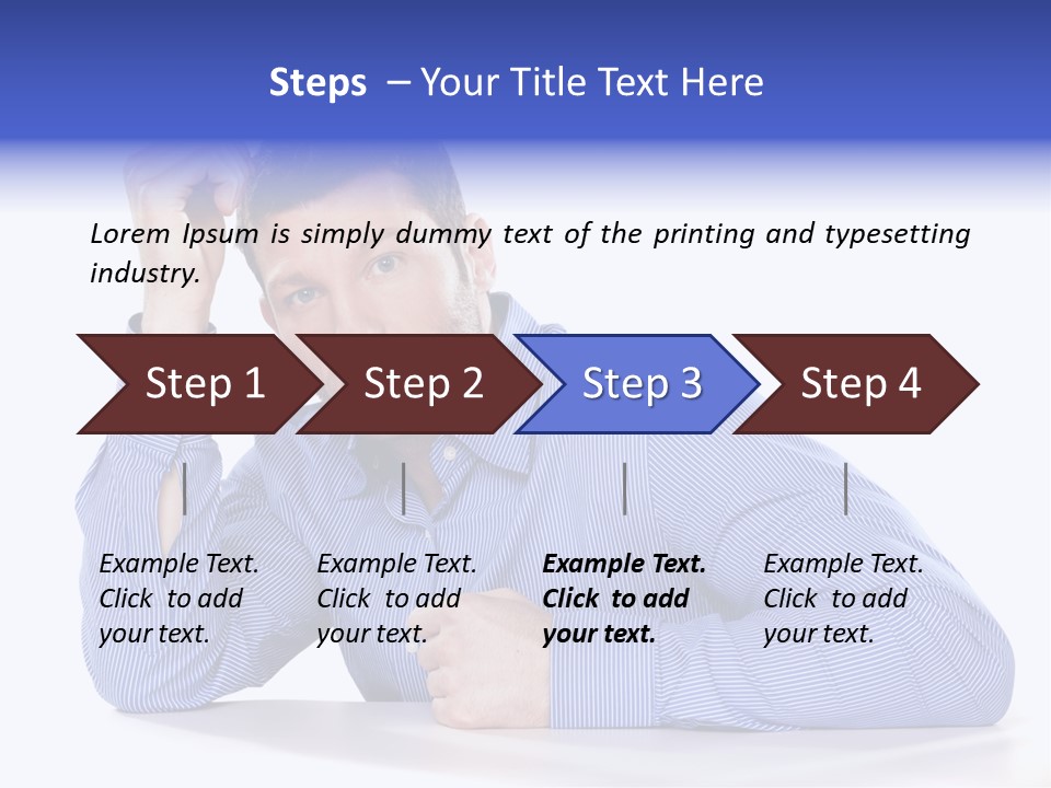 Individuality Closeup Indoors PowerPoint Template