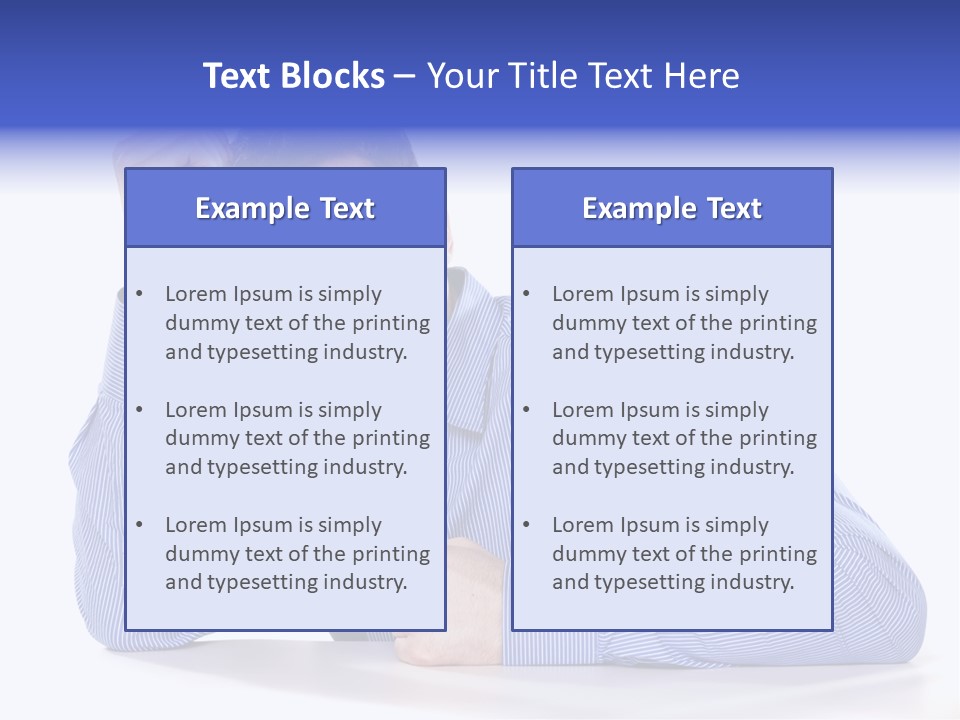Individuality Closeup Indoors PowerPoint Template