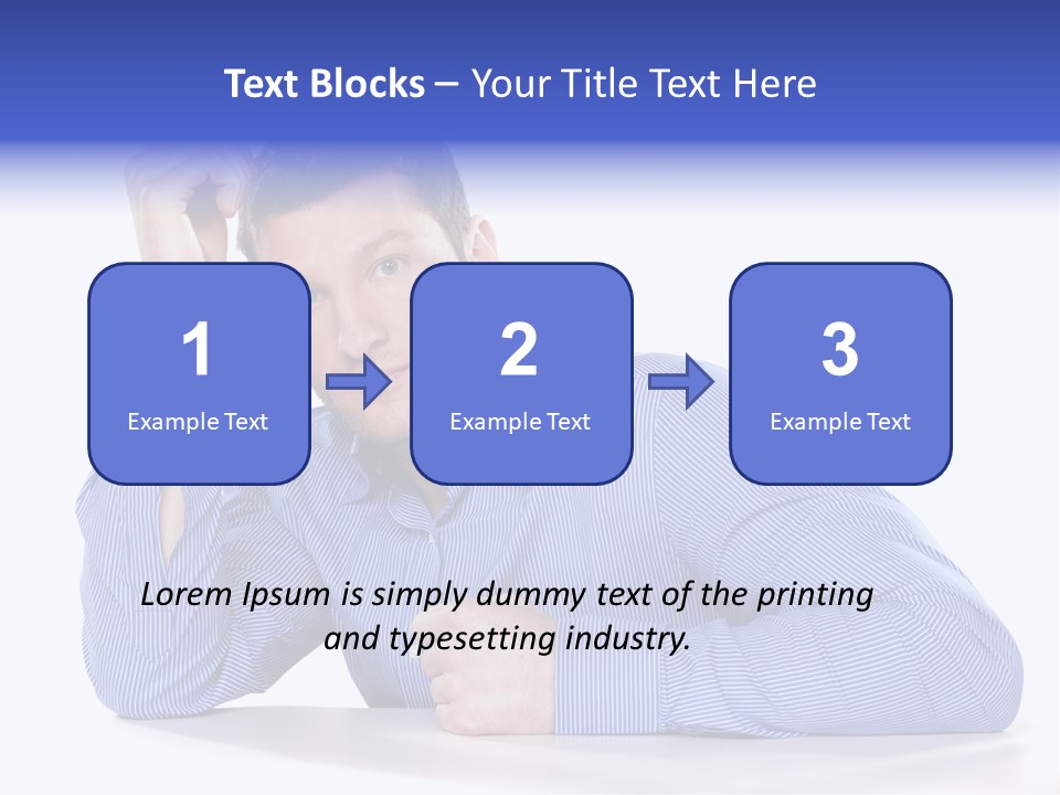 Individuality Closeup Indoors PowerPoint Template