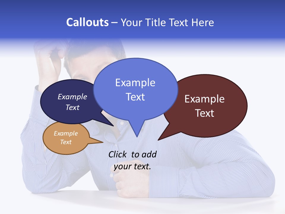 Individuality Closeup Indoors PowerPoint Template