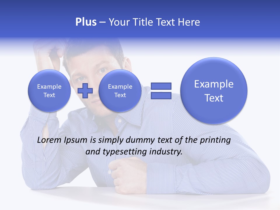 Individuality Closeup Indoors PowerPoint Template