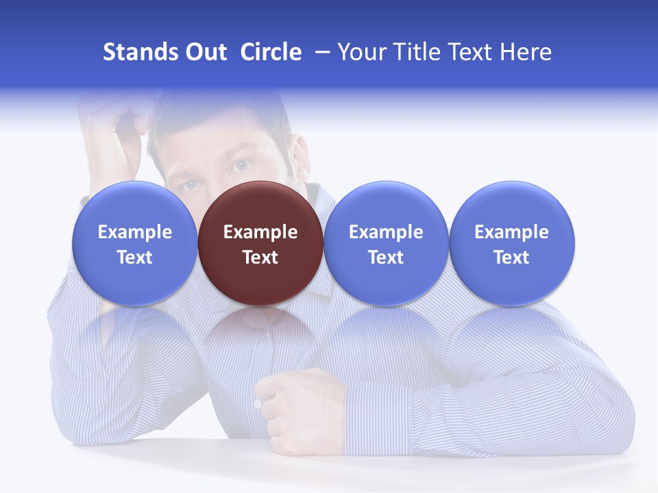 Individuality Closeup Indoors PowerPoint Template