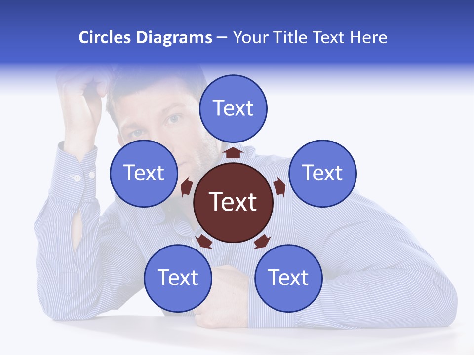 Individuality Closeup Indoors PowerPoint Template