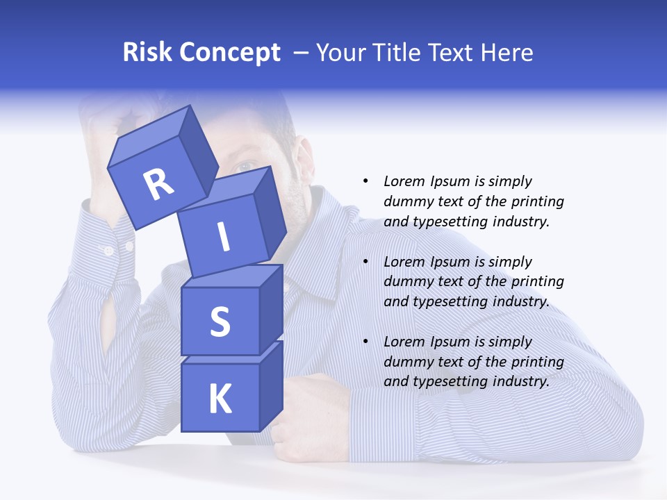 Individuality Closeup Indoors PowerPoint Template