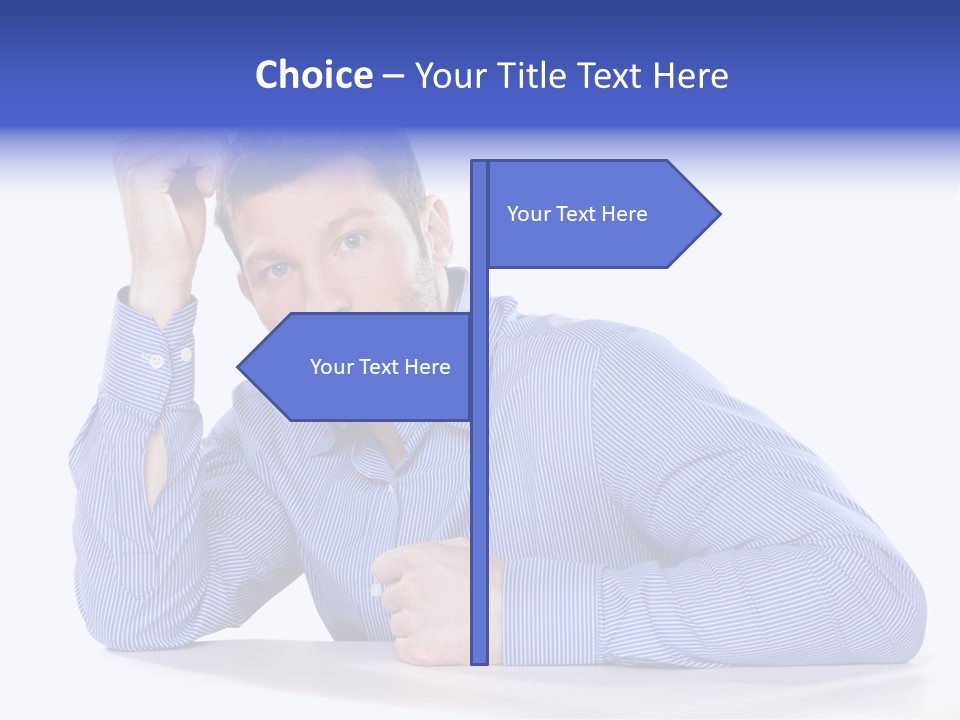 Individuality Closeup Indoors PowerPoint Template