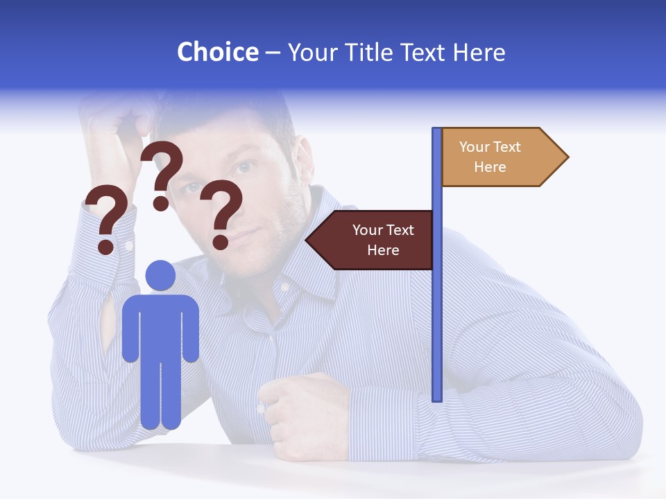 Individuality Closeup Indoors PowerPoint Template