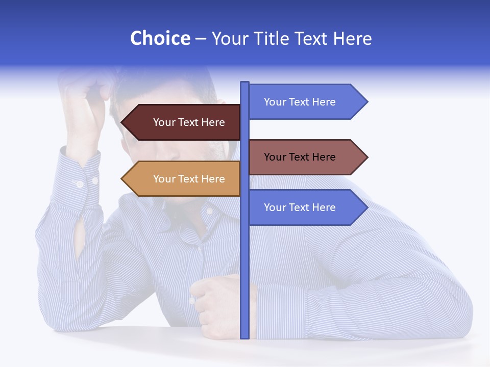 Individuality Closeup Indoors PowerPoint Template