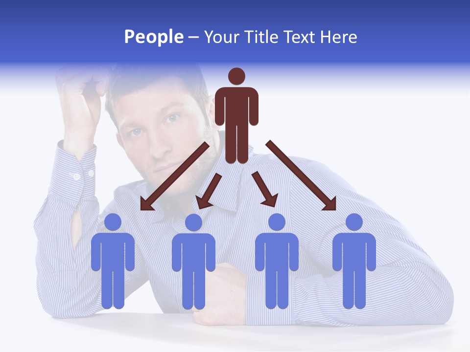 Individuality Closeup Indoors PowerPoint Template