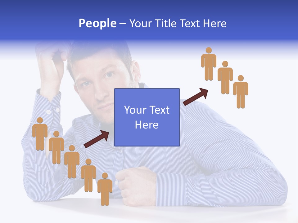 Individuality Closeup Indoors PowerPoint Template