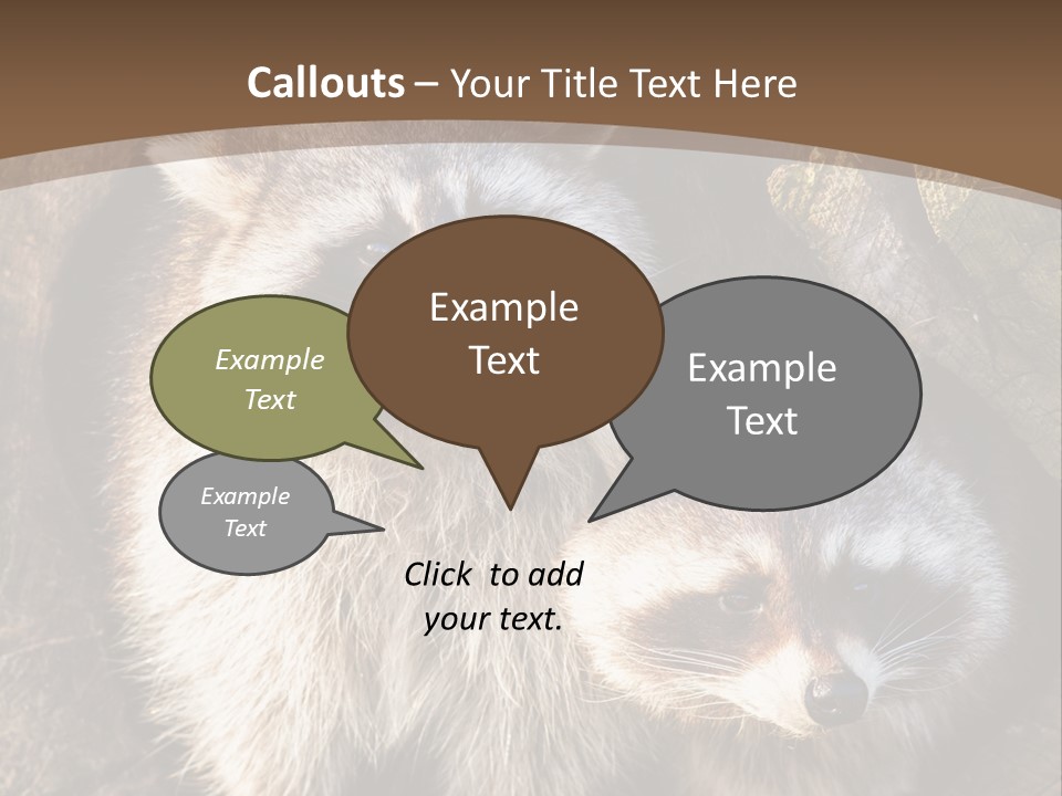 Scared Animal Omnivore PowerPoint Template