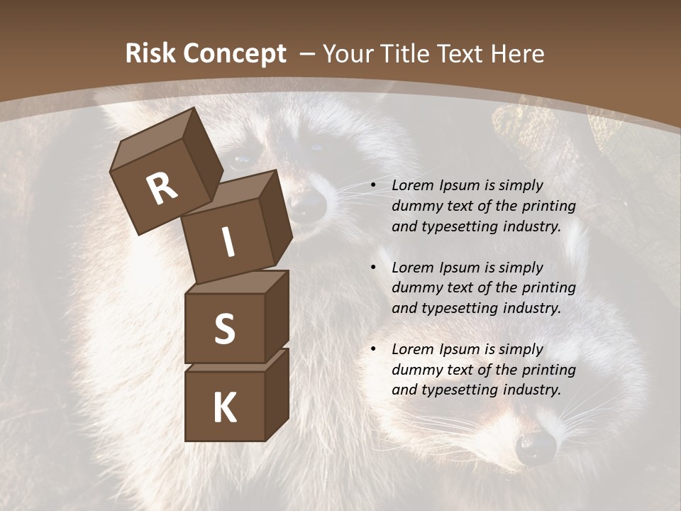 Scared Animal Omnivore PowerPoint Template