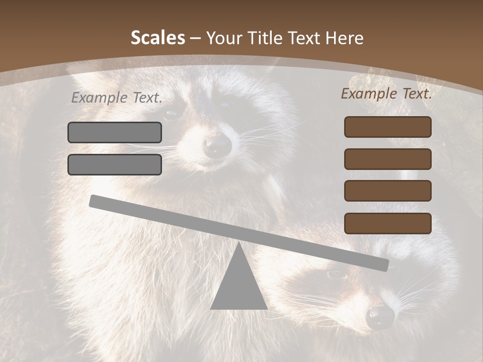 Scared Animal Omnivore PowerPoint Template