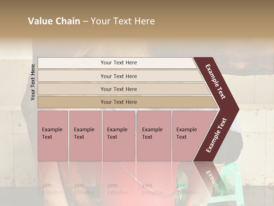 Nipple Milk Maid Woman PowerPoint Template