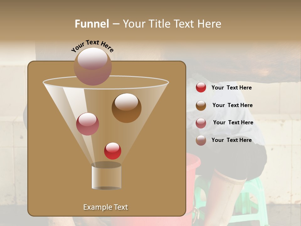 Nipple Milk Maid Woman PowerPoint Template