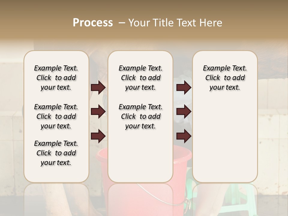 Nipple Milk Maid Woman PowerPoint Template