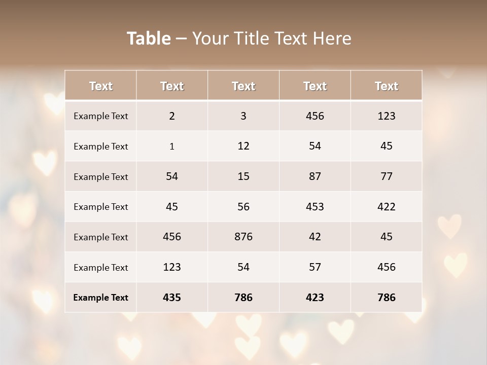 Blur Bright Light PowerPoint Template