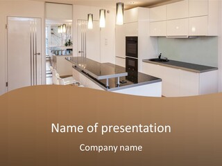 Space Mansion Entry PowerPoint Template
