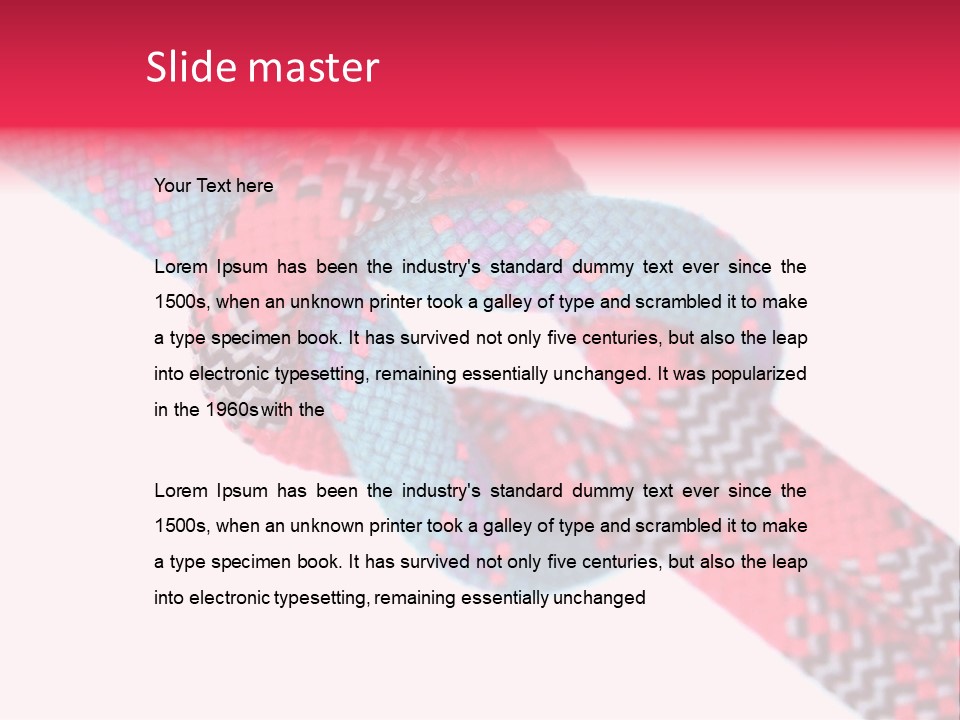 Celebration Tie Up Knotting PowerPoint Template