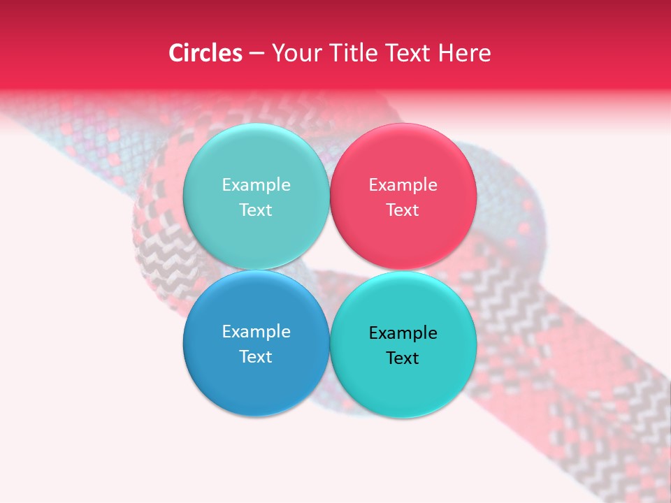 Celebration Tie Up Knotting PowerPoint Template