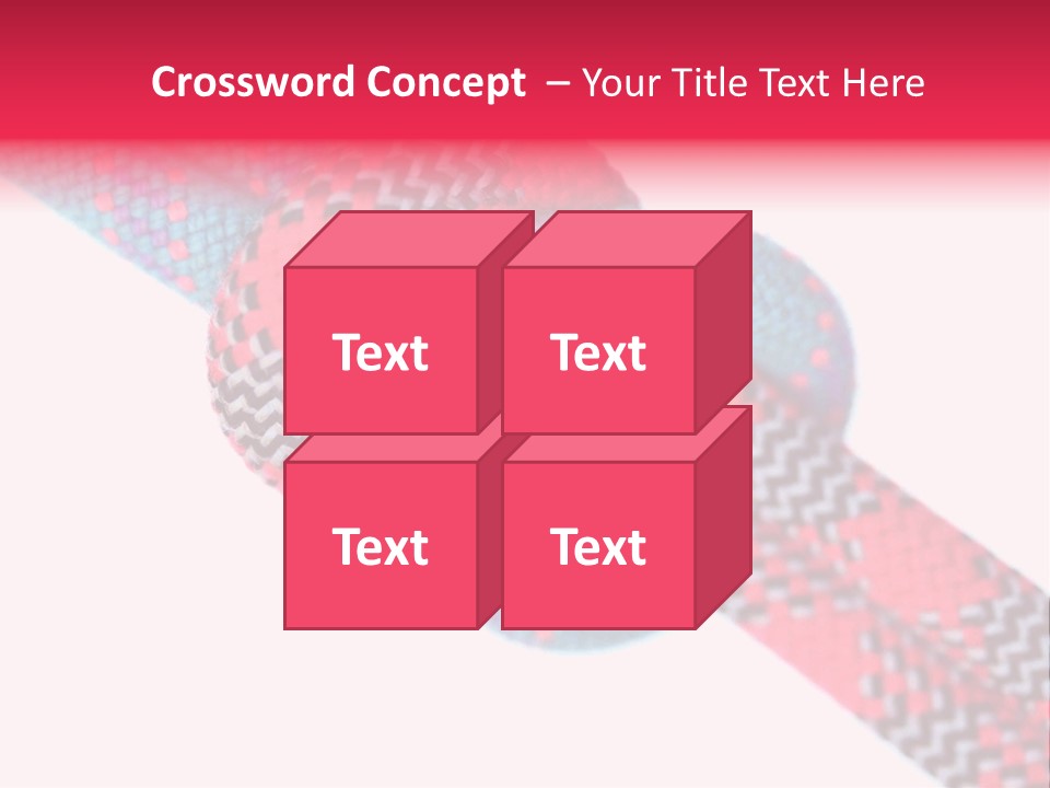 Celebration Tie Up Knotting PowerPoint Template