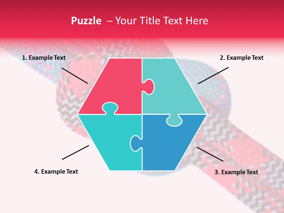 Celebration Tie Up Knotting PowerPoint Template