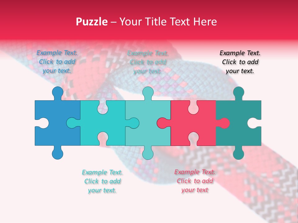 Celebration Tie Up Knotting PowerPoint Template