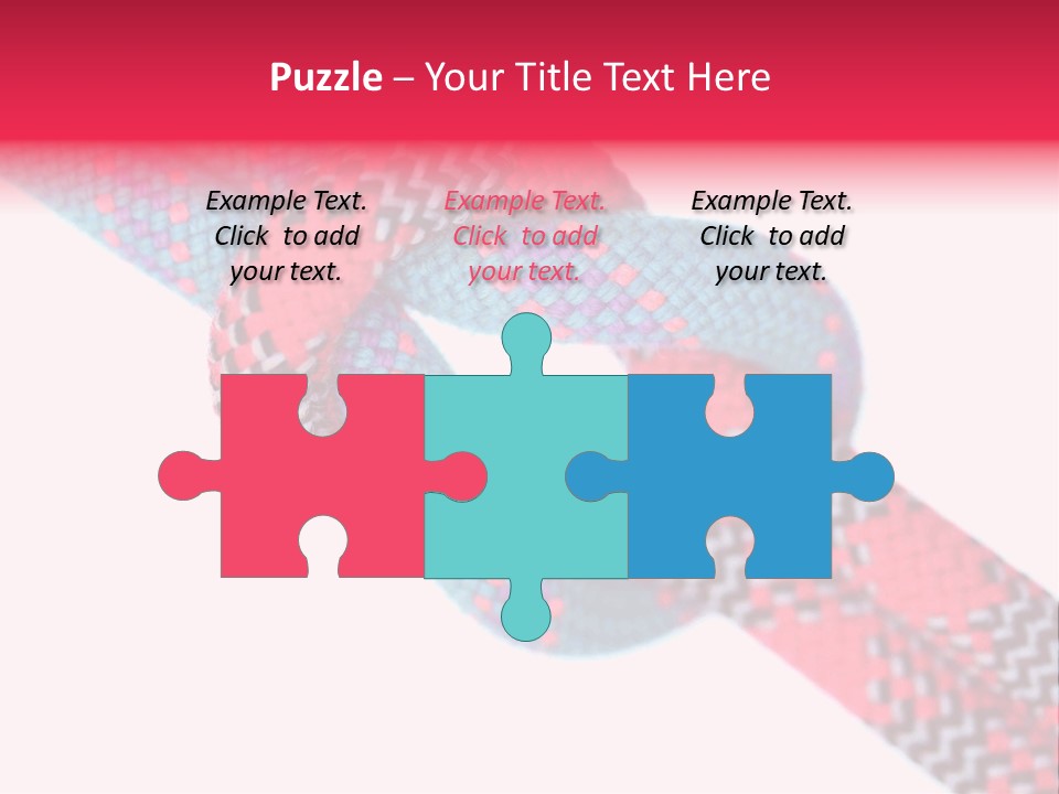 Celebration Tie Up Knotting PowerPoint Template