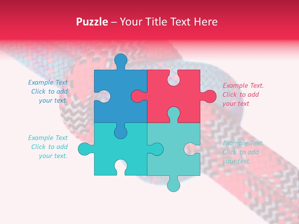 Celebration Tie Up Knotting PowerPoint Template