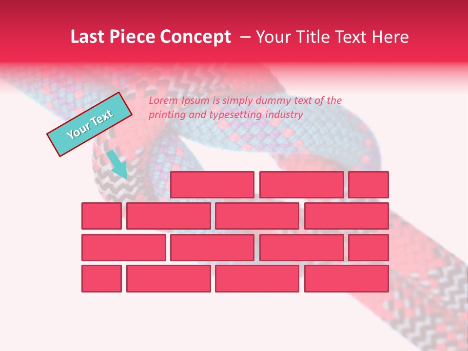 Celebration Tie Up Knotting PowerPoint Template