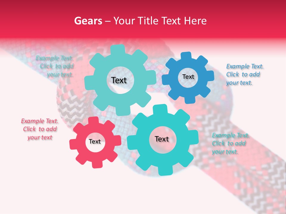 Celebration Tie Up Knotting PowerPoint Template